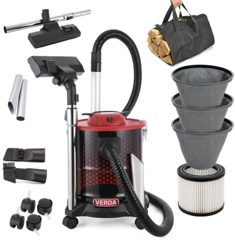 Odkurzacz do popiołu kominka 1650W SN184 + torba na drewno Odkurzacz do popiołu kominka 1650W SN184 + torba na drewno