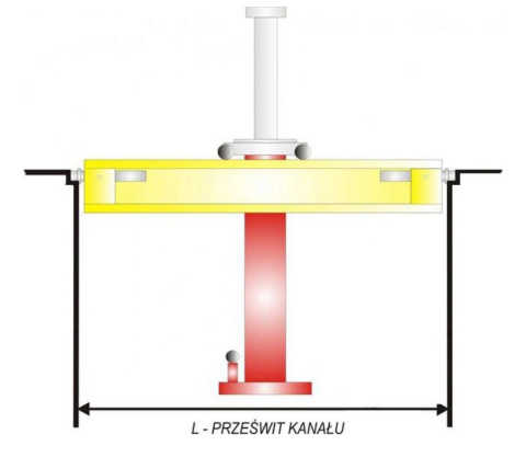 Podnośnik kanałowy 3,5T hydrauliczny niski Podnośnik kanałowy 3,5T hydrauliczny niski