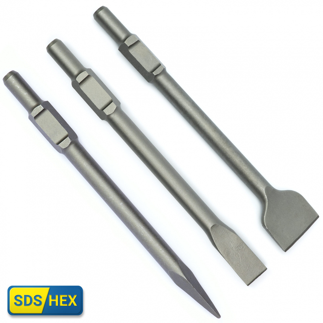Dłuta HEX zestaw SN1404 Dłuta HEX zestaw SN1404