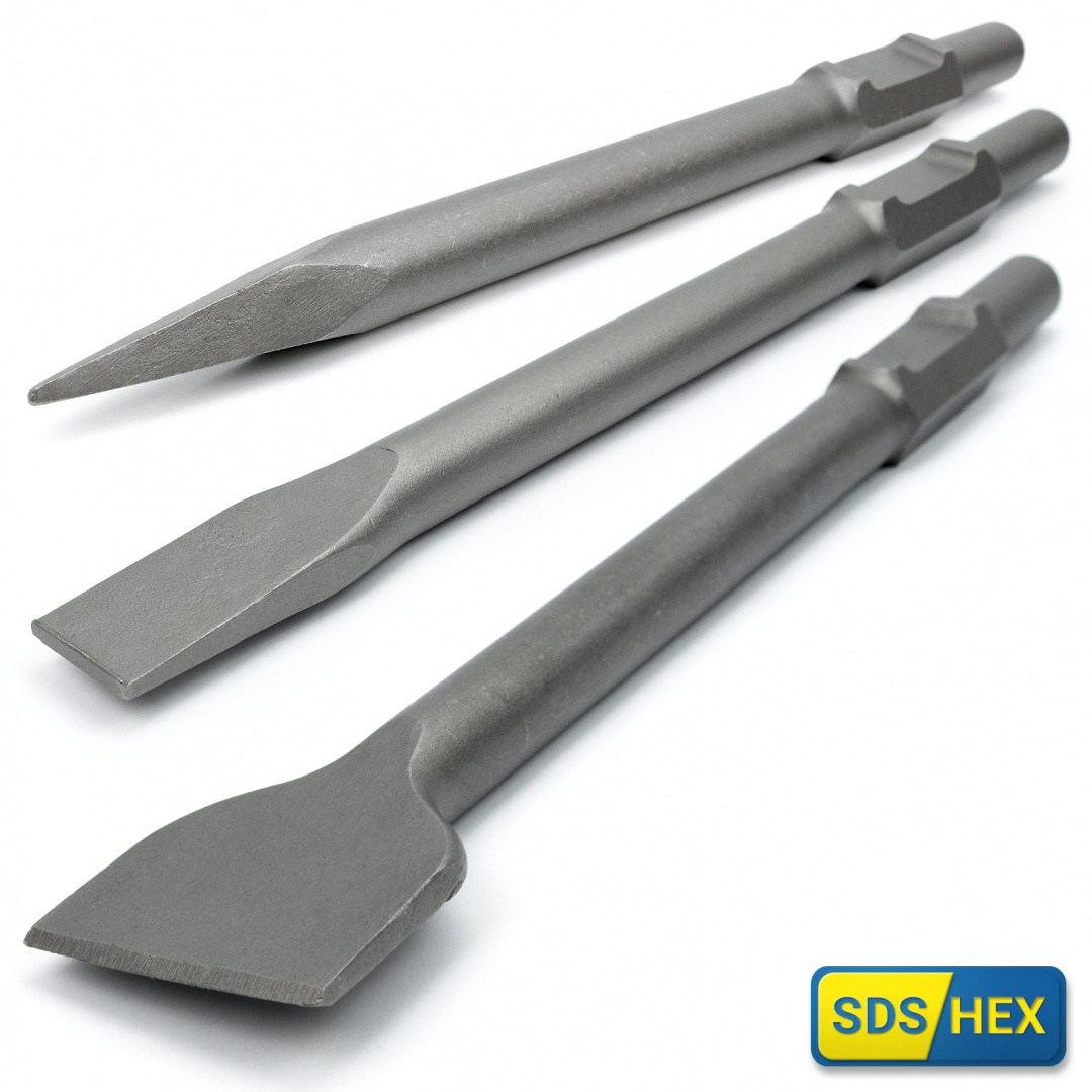 Dłuta HEX zestaw SN1404 Dłuta HEX zestaw SN1404
