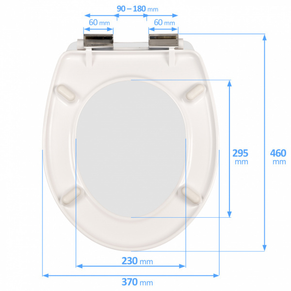 Deska WC wolnoopadająca DUROPLAST SN8958 Deska WC wolnoopadająca DUROPLAST SN8958