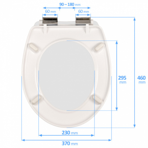 Deska WC wolnoopadająca DUROPLAST SN8963 Deska WC wolnoopadająca DUROPLAST SN8963