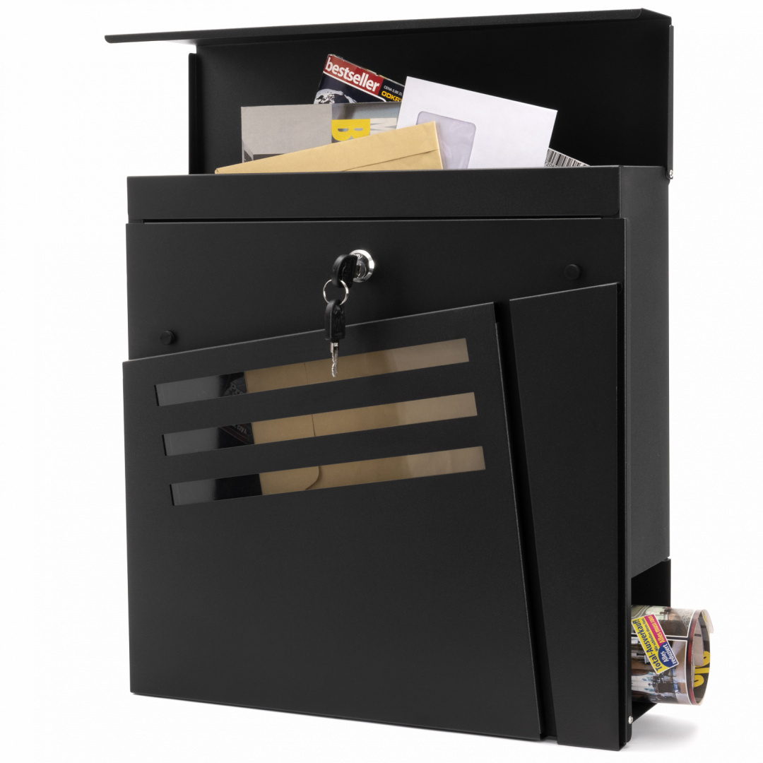 Mailbox for letters SN3683-2 Black Mailbox for letters SN3683-2 Black