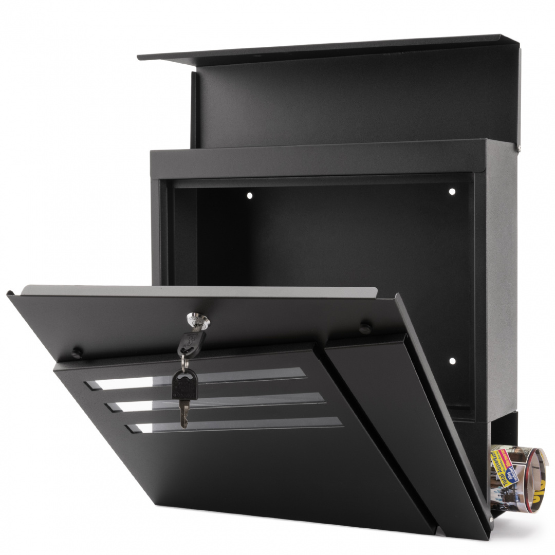 Mailbox for letters SN3683-2 Black Mailbox for letters SN3683-2 Black
