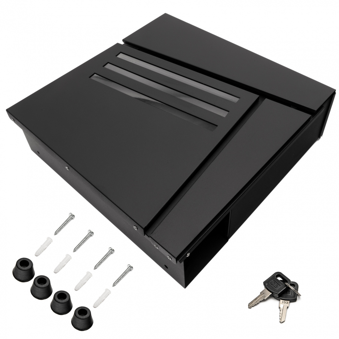 Mailbox for letters SN3683-2 Black Mailbox for letters SN3683-2 Black