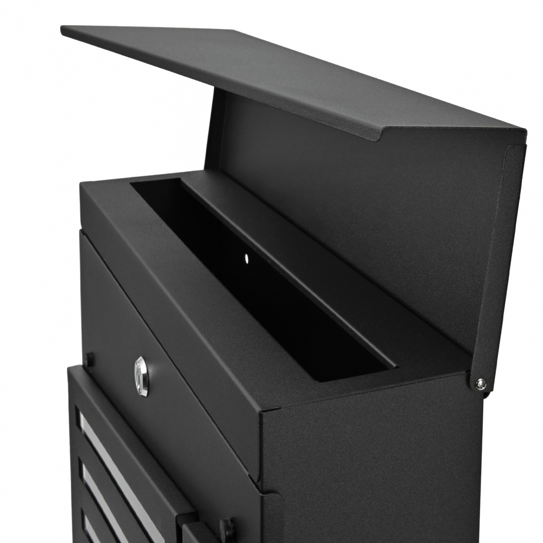 Mailbox for letters SN3683-2 Black Mailbox for letters SN3683-2 Black