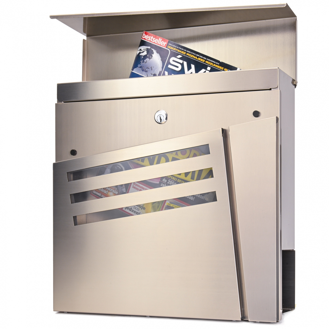 Mailbox for letters, stainless steel SN3684 Mailbox for letters, stainless steel SN3684