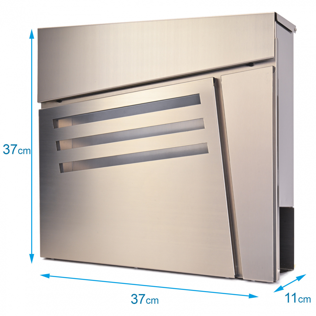Mailbox for letters, stainless steel SN3684 Mailbox for letters, stainless steel SN3684