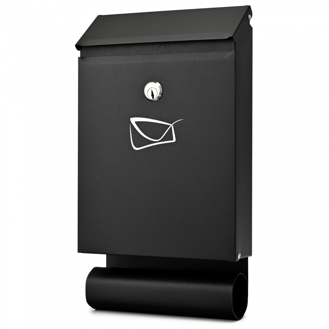 Mailbox for letters SN3687-2 Black Mailbox for letters SN3687-2 Black