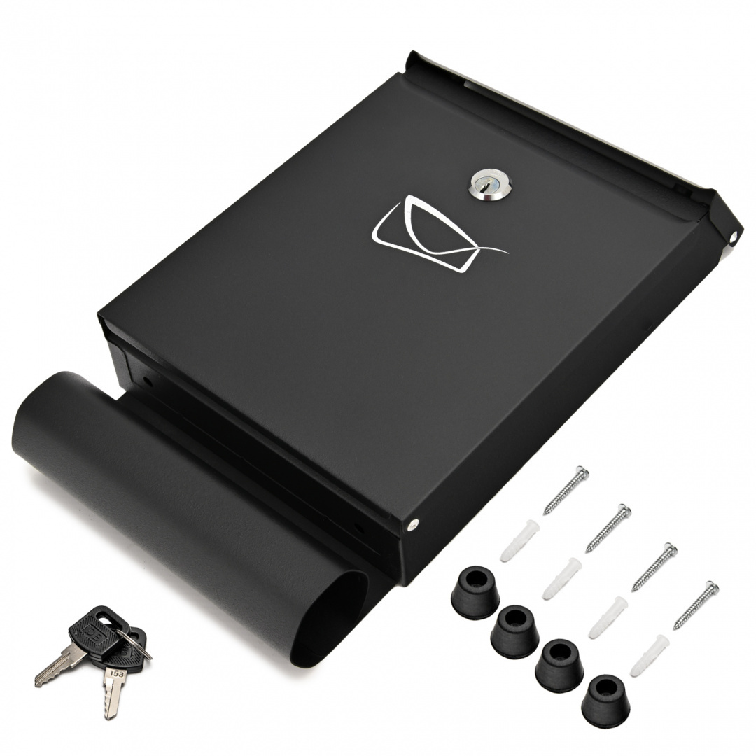 Mailbox for letters SN3687-2 Black Mailbox for letters SN3687-2 Black