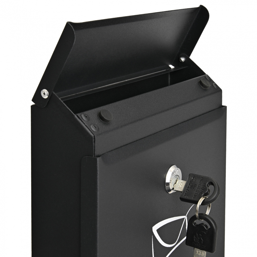 Mailbox for letters SN3687-2 Black Mailbox for letters SN3687-2 Black