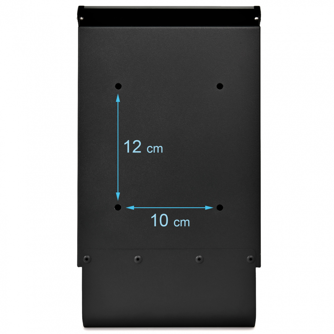 Mailbox for letters SN3687-2 Black Mailbox for letters SN3687-2 Black