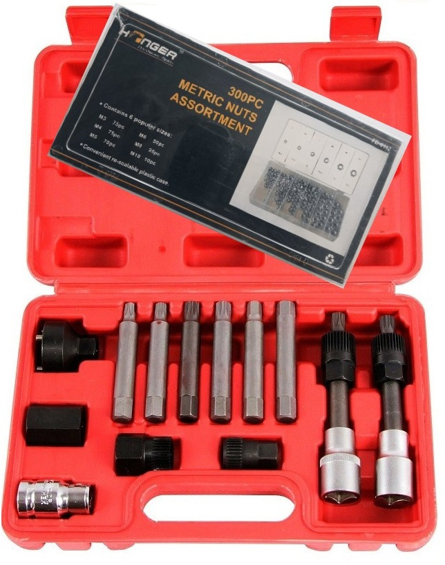 Zestaw kluczy do alternatora ze sprzęgłem SN401 + gratis Zestaw kluczy do alternatora ze sprzęgłem SN401 + gratis
