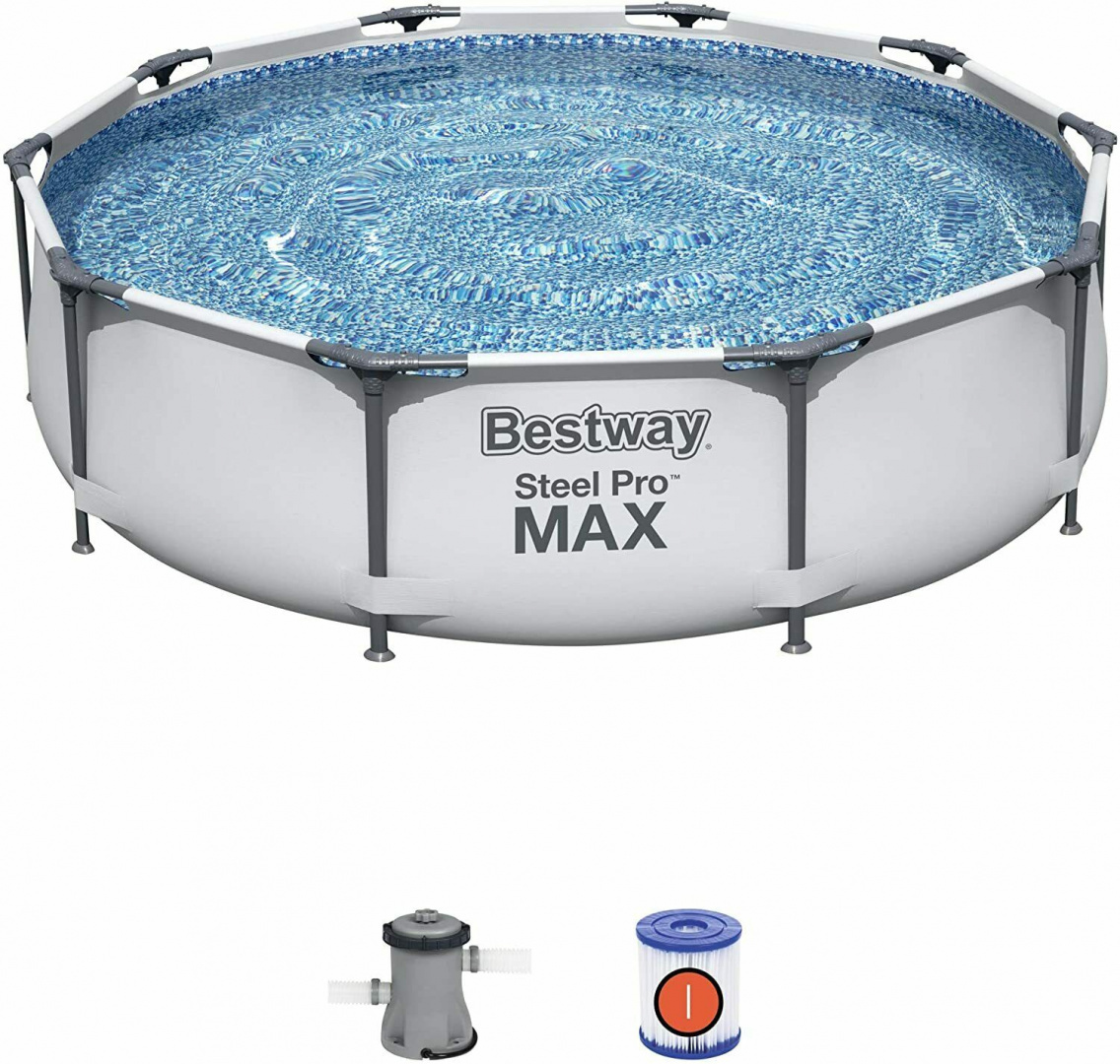 Basen ogrodowy stelażowy 305 x 76 cm zestaw Bestway 56408 Basen ogrodowy stelażowy 305 x 76 cm zestaw Bestway 56408