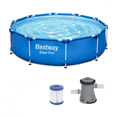 Basen ogrodowy stelażowy 366 x 76 cm zestaw Bestway 56681 Basen ogrodowy stelażowy 366 x 76 cm zestaw Bestway 56681