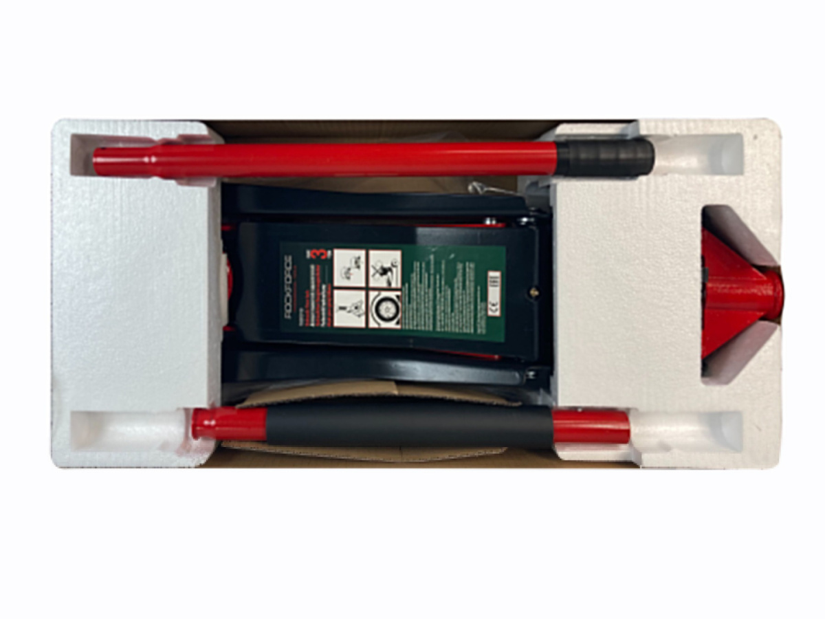 Podnośnik hydrauliczny niskoprofilowy dwutłokowy 3T T830018 Podnośnik hydrauliczny niskoprofilowy dwutłokowy 3T T830018