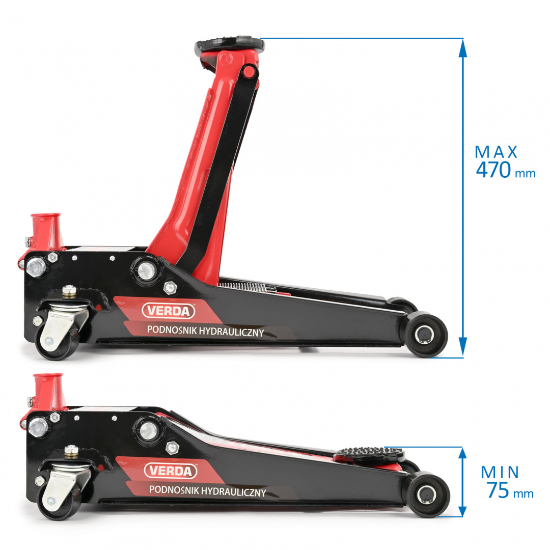 Podnośnik hydrauliczny niskoprofilowy dwutłokowy 3,5T SN8035 Podnośnik hydrauliczny niskoprofilowy dwutłokowy 3,5T SN8035
