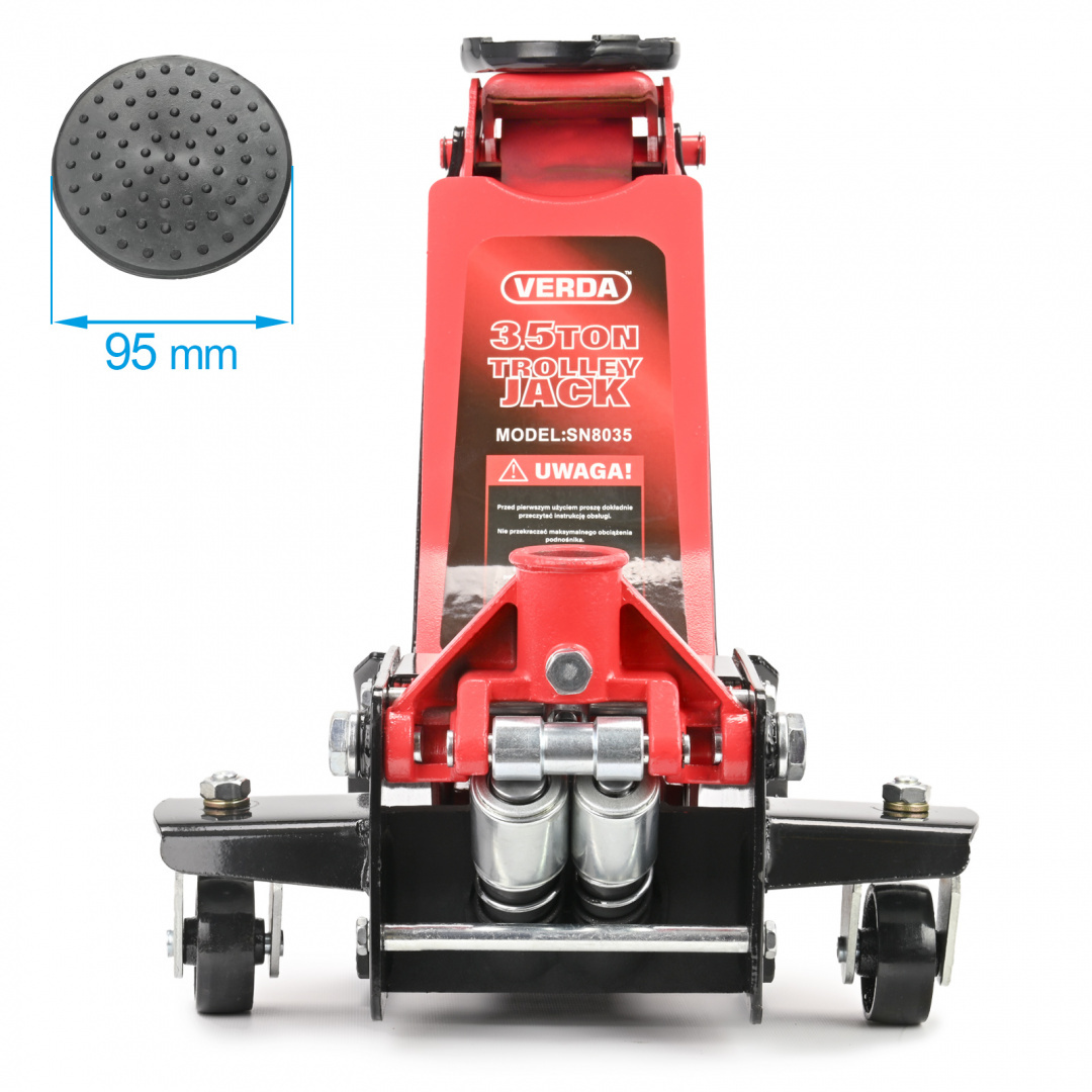 Podnośnik hydrauliczny niskoprofilowy dwutłokowy 3,5T SN8035 Podnośnik hydrauliczny niskoprofilowy dwutłokowy 3,5T SN8035