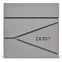 Skrzynka pocztowa na listy SN3693-4 Srebrny Aluminiowy