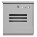 Skrzynka pocztowa na listy SN3670-4 Srebrny Aluminiowy