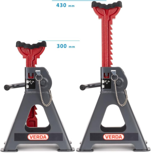 Podpory kobyłki samochodowe z bolcem 3T TÜV/GS SN2435 Podpory kobyłki samochodowe z bolcem 3T TÜV/GS SN2435